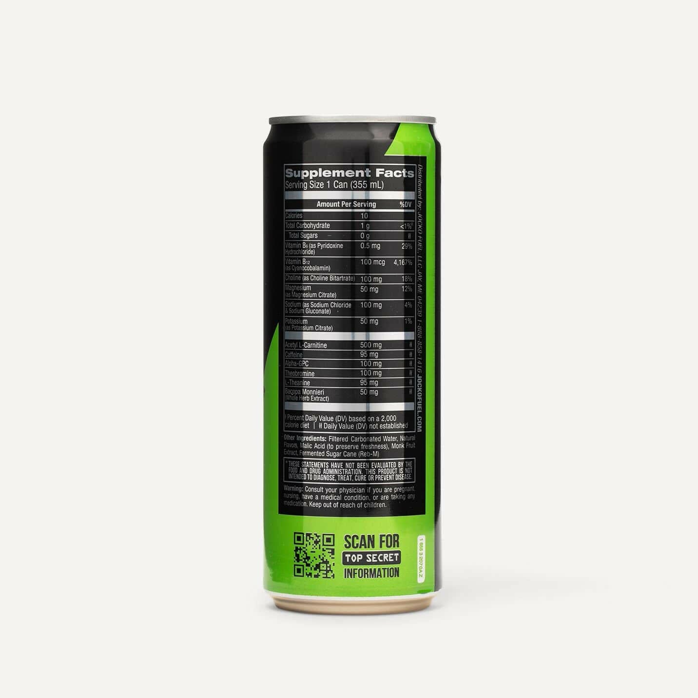 JOCKO GO Energy Drink - 12 Pack | Sugar-Free Pre Workout & Post Workout Supplement | Boost Energy & Focus for Gym, Running & Fitness