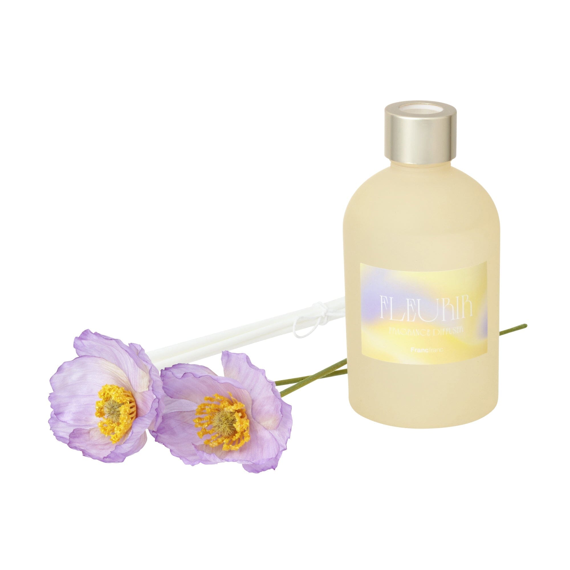 Fleurir Aromatherapy Essential Oil Diffuser - Yellow, Fruity Peach & Floral Scent for Home, Office, Yoga & Spa Relaxation