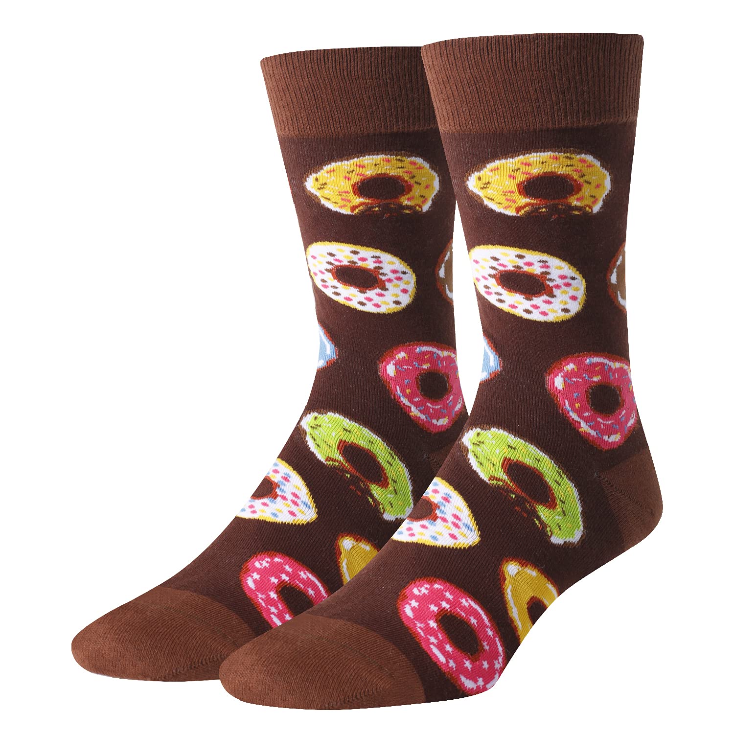 Funny Pineapple IVF Taco Popcorn Bacon Novelty Socks for Men & Boys - Comfortable Food-Themed Gift Socks - Perfect for Gag Gifts, Costume Parties, and Everyday Wear