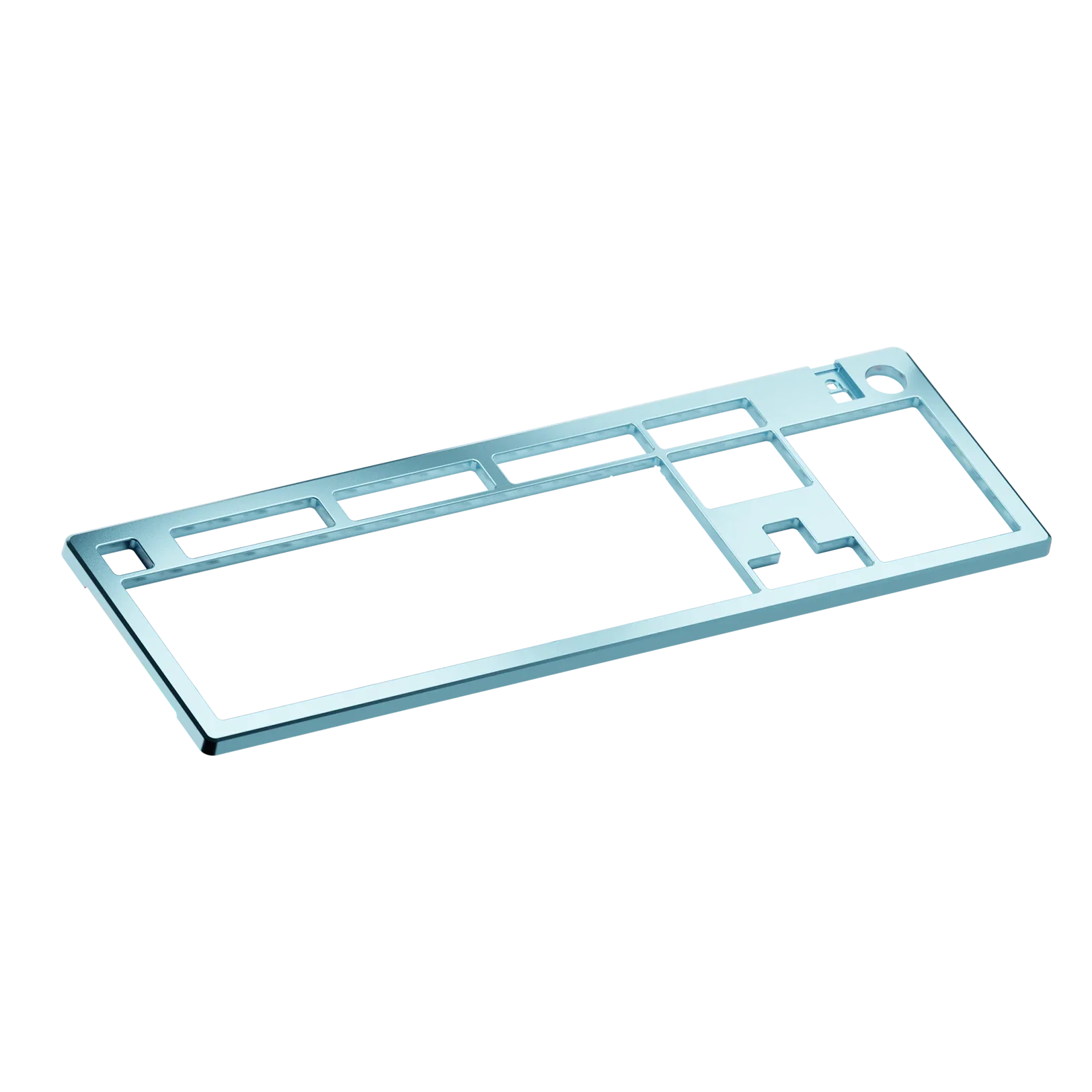 GMMK 3 Mechanical Keyboard Top Case - Premium Metal Frame in Arctic Blue (100% Layout) for Gaming, Typing & Office Work