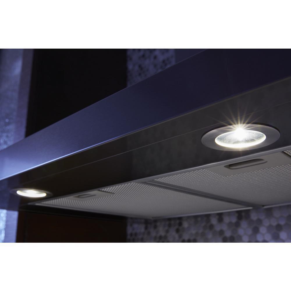 Amana WVW53UC0HV 30 Inch Contemporary Black Stainless Steel Wall Mount Range Hood - Powerful Kitchen Ventilation for Smoke & Odor Removal