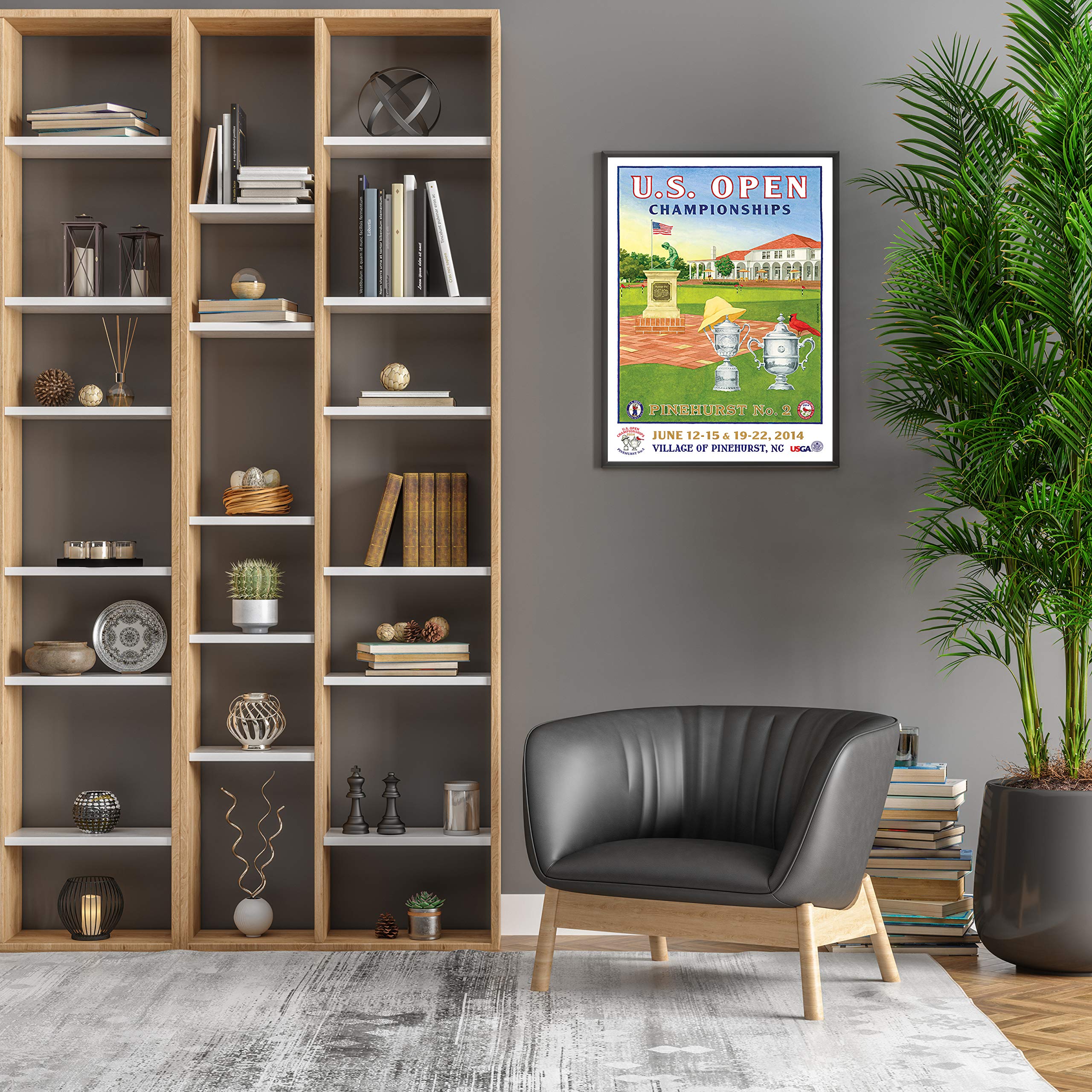 Lee Wybranski Official Golf Art Print - 2014 U.S. Open Championship at Pinehurst No.2 - 24