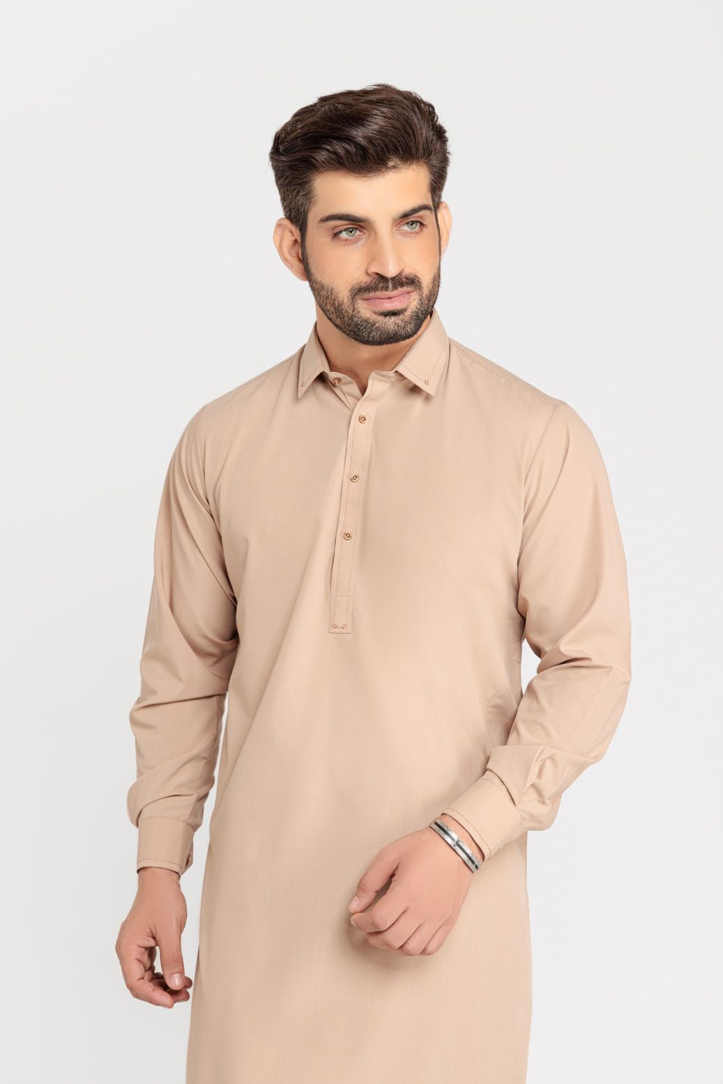 Stylish Blended Milo Kurta Shalwar Set for Men - Traditional Pakistani Ethnic Wear - Perfect for Eid, Weddings & Festive Occasions