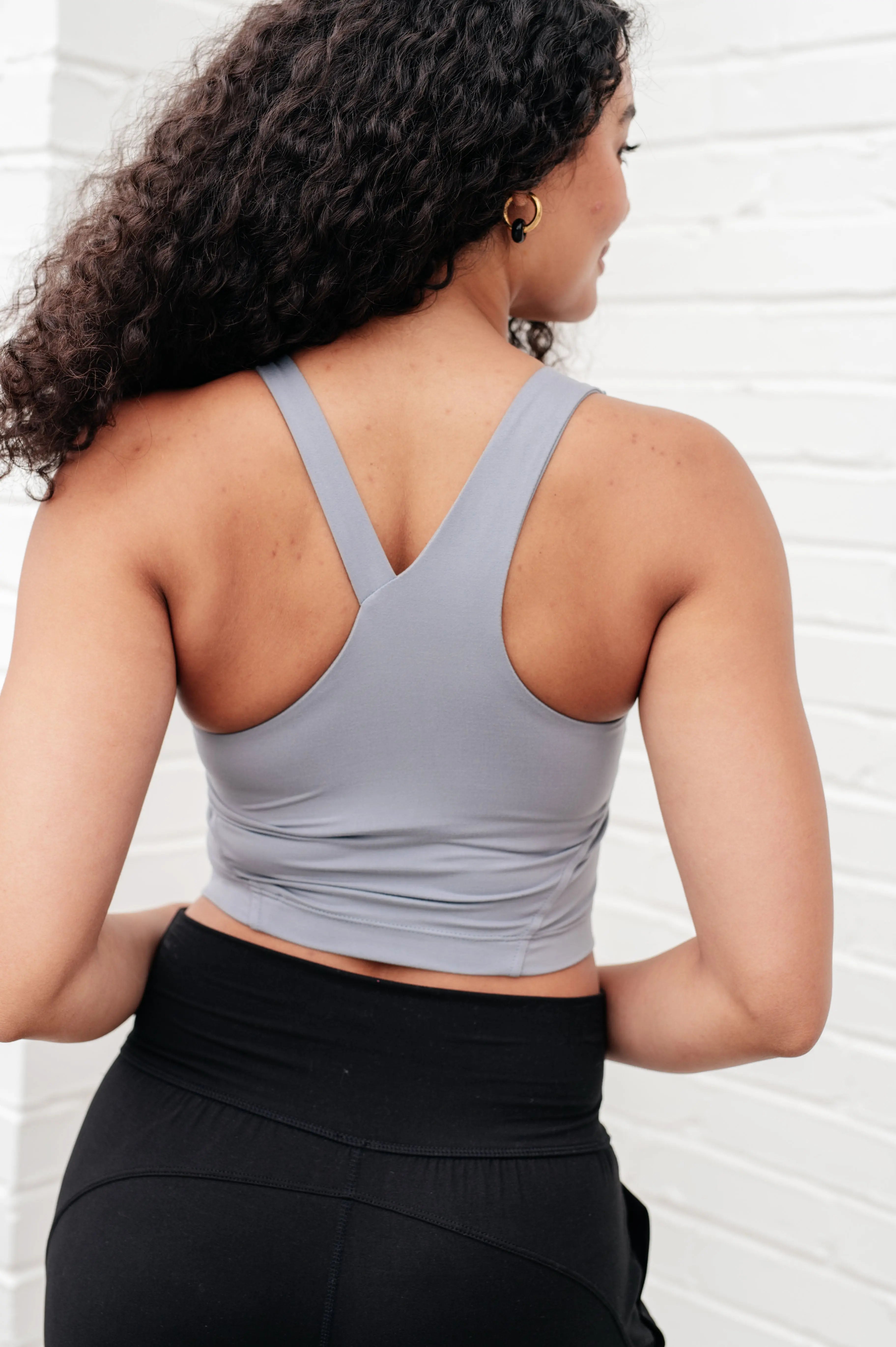 Doing it For Me Asymmetrical Tank Top - Rhino Grey | Women's Fashion Asymmetrical Shirt for Casual Wear & Summer Outfits
