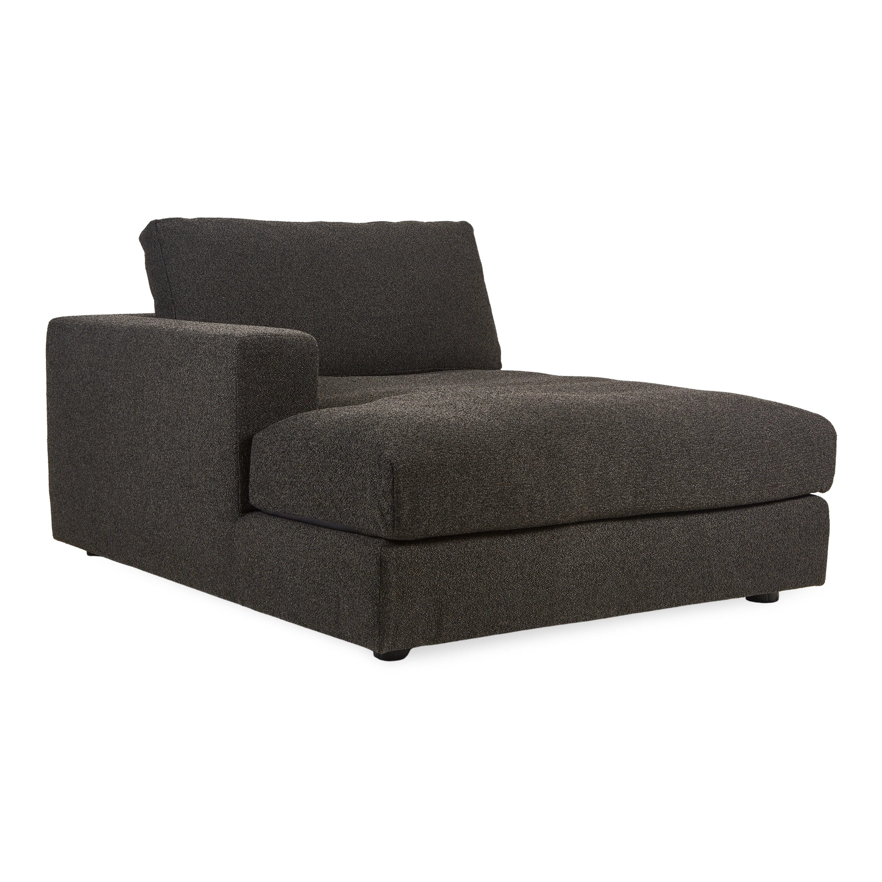 Baja Modular Sectional Sofa - Modern L-Shaped Couch with Reversible Chaise, Soft Fabric Upholstery for Living Room, Family Room & Home Theater