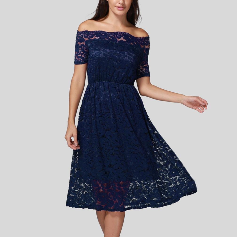 FORUU Women's Elegant Lace Wedding Dress - A-Line Bridesmaid Gown for Prom, Party & Special Occasions | Perfect for Weddings, Formal Events & Evening Celebrations