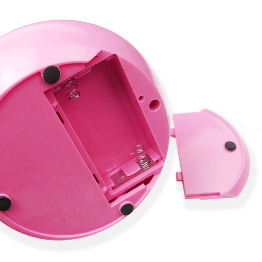 Electric Nail Dryer Fan - Fast Cooling Nail Polish Dryer for Manicures, UV Gel & Acrylic Nails | Portable Nail Art Air Dryer Machine (Rose Red) | Perfect for Home, Salon & Travel Nail Care