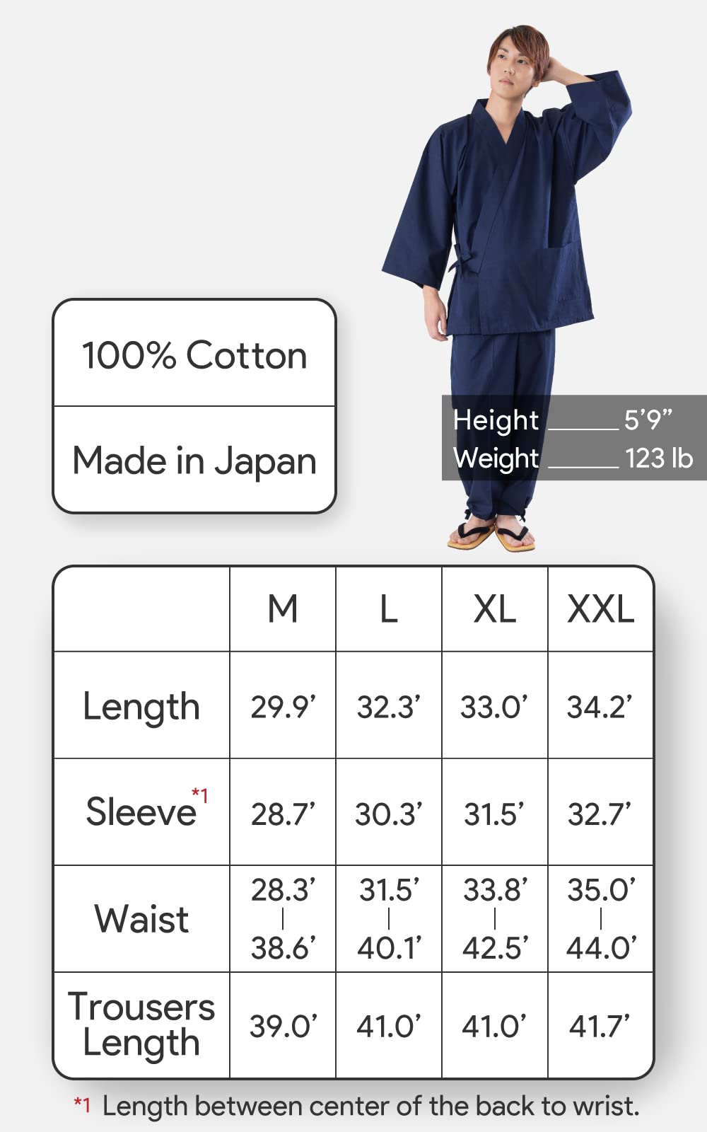 Premium Japanese Men's Tsumugi Samue - 100% Cotton Comfortable Ninja Pajama Set | Traditional Loungewear for Home Relaxation & Martial Arts Practice