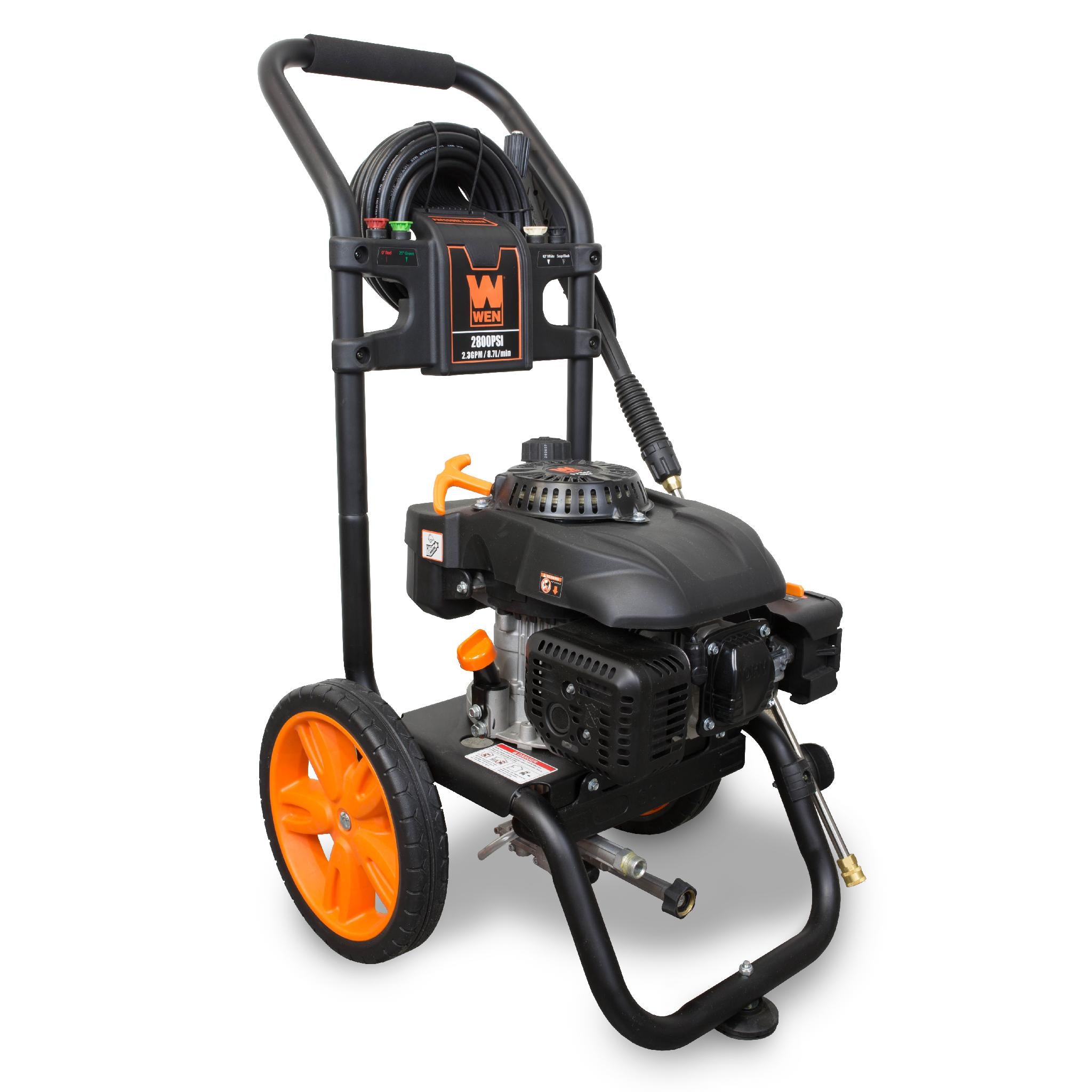 WEN PW2800 2800 PSI Gas Pressure Washer - CARB Compliant Heavy Duty Power Cleaner for Driveway, Deck, Fence & Outdoor Cleaning