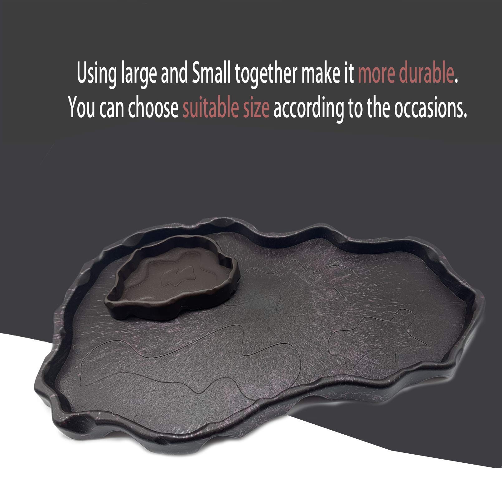 Luminous Reptile Food & Water Bowl Set - 2 Pcs Bearded Dragon Dishes, Tortoise Feeder & Lizard Habitat for Turtles, Geckos, Snakes, Iguanas | Durable Amphibian Feeding Plates for Terrarium Decor - Perfect for Nighttime Feeding & Easy Cleaning