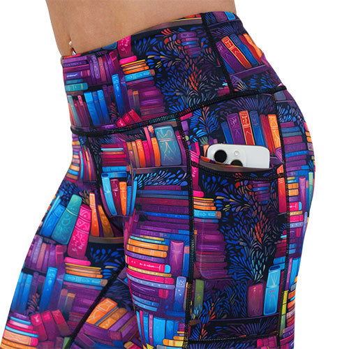 Plot Twist Leggings - High Waist Yoga Pants for Women, Tummy Control Workout Leggings | Perfect for Yoga, Gym, Running & Everyday Wear