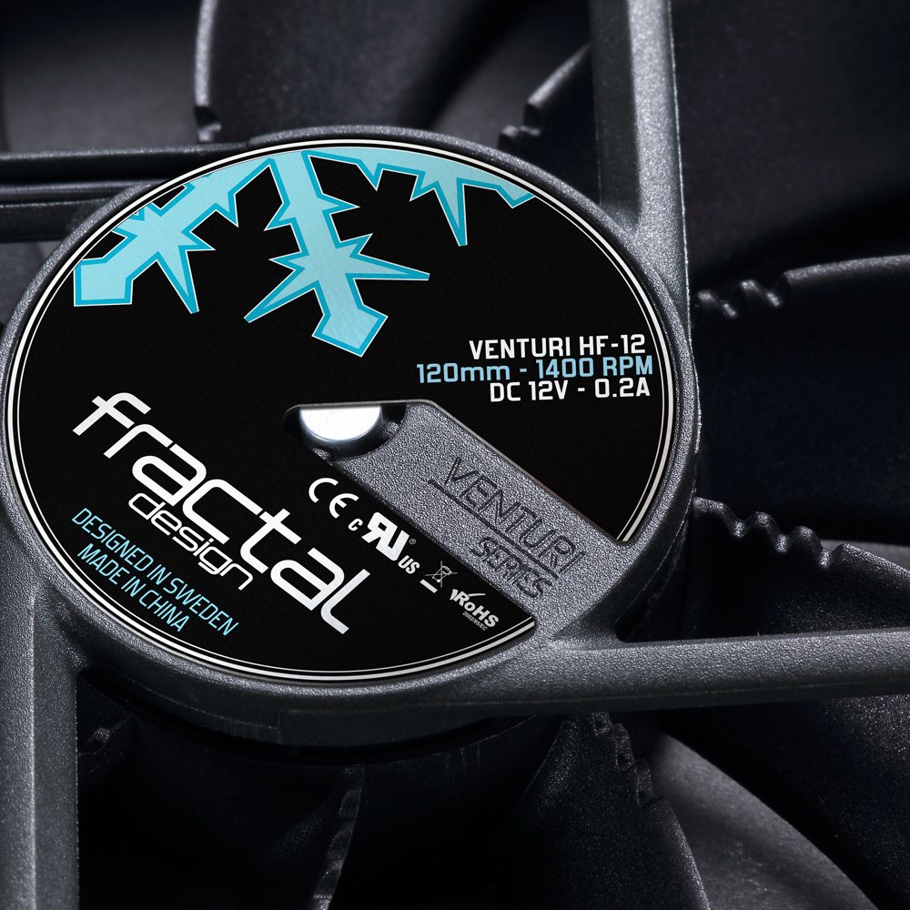 Fractal Design Venturi HP-14 PWM High Performance 140mm PC Case Fan - Quiet Cooling for Gaming PC, Workstation & Home Office Computer Builds