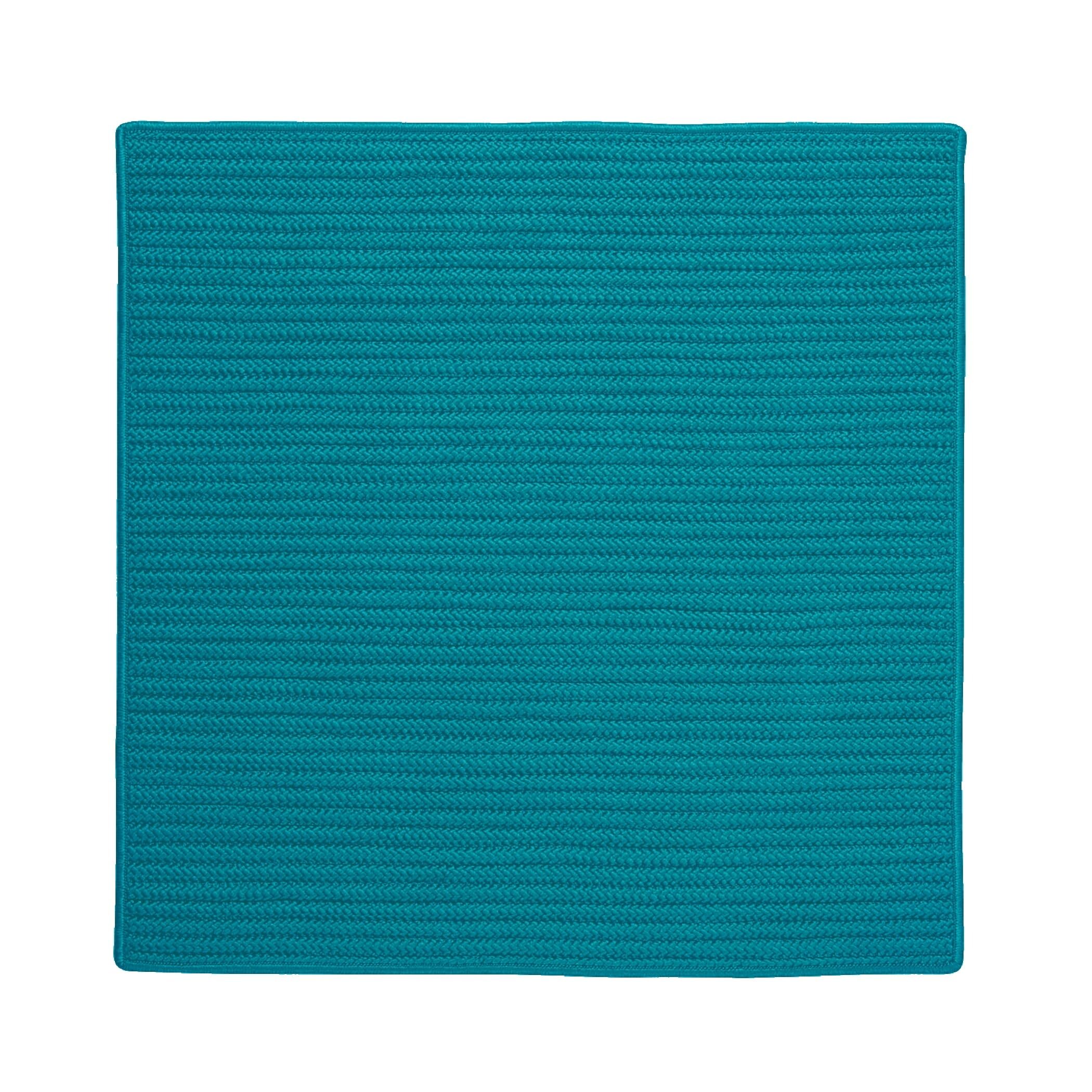 Simply Home Solid Turquoise Area Rug 12x12 - Soft & Durable for Living Room, Bedroom, or Office Decor