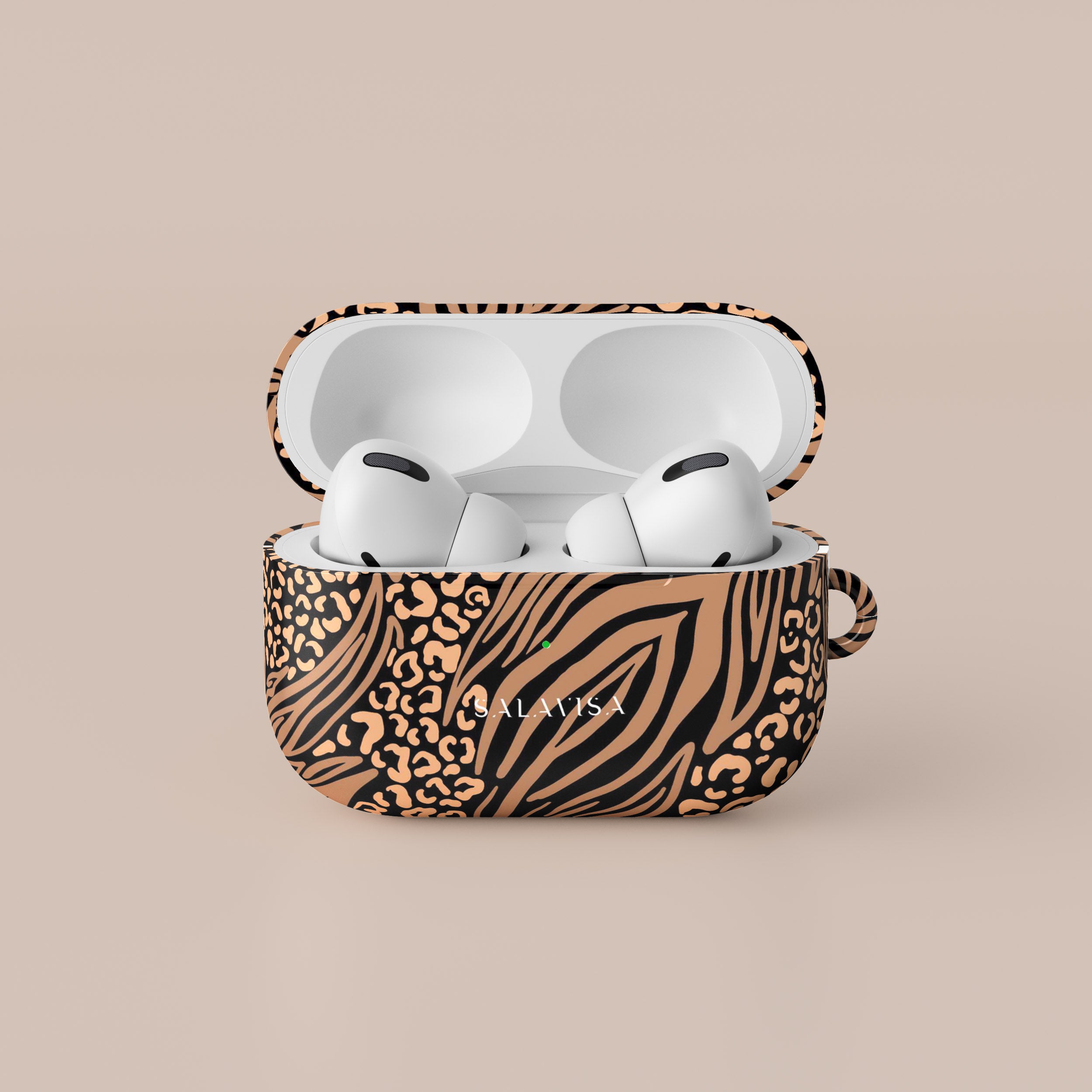 Stylish Zebra & Leopard Print AirPods Pro Case - Trendy Protective Cover for AirPods 1/2/3 & Pro - Perfect for Gym, Travel & Everyday Use