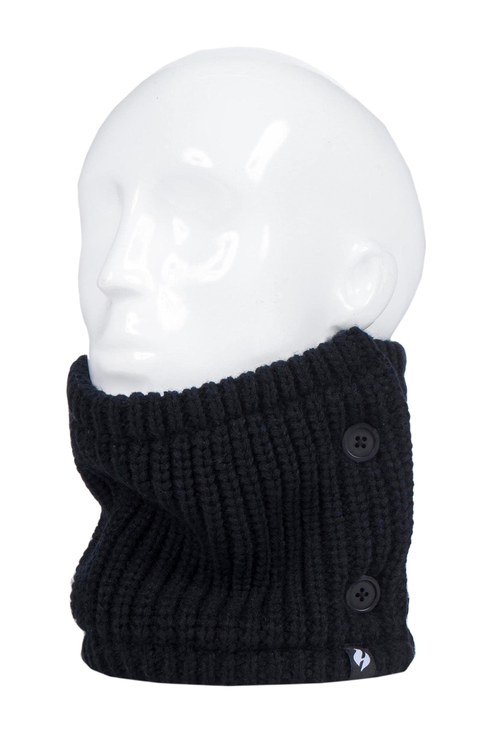 Heat Holders SockShop Unisex Clyde Button-Up Neck Warmer - Pack of 1 | Winter Accessory for Men & Women | Perfect for Skiing, Snowboarding & Cold Weather Activities