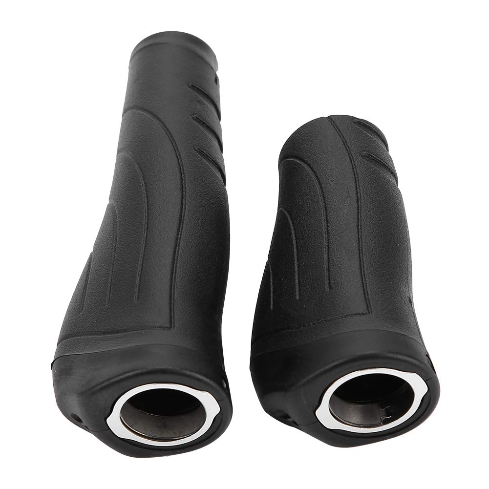 **ANKROYU Mountain Bike Grips - Ergonomic, Anti-Slip Short & Long Bicycle Handles for MTB, Folding Bikes - Perfect for Trail Riding, Commuting & Off-Road Adventures**