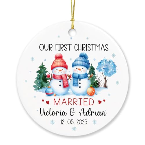 Our First Christmas Married Ornament