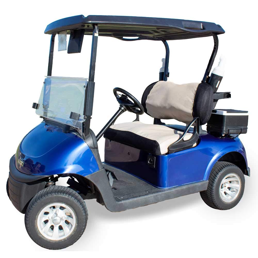 Premium Spacermesh Golf Cart Seat Covers - Universal Fit for EZGO, Yamaha & Club Car Bench Seats | Waterproof & UV Resistant | Perfect for Golf Courses, Resorts & Outdoor Adventures