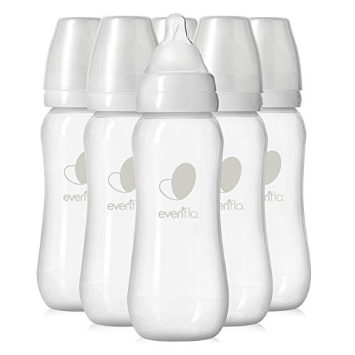 Evenflo Proflo Venting Balance Plus Standard Neck Baby Bottles - 9oz (6 Pack) - Pediatrician-Approved for Newborns & Infants - Ideal for Breastfeeding Transition & On-the-Go Feeding