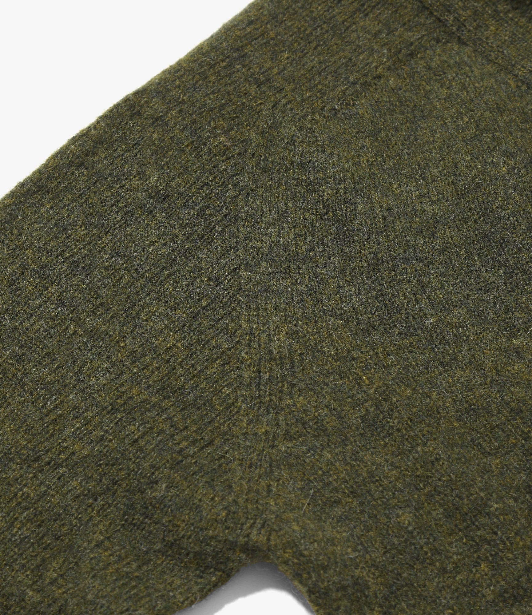 Fisherman Shetland Cardigan for Men - Soft Wool Knit Sweater in Pine Shadow Color - Perfect for Fall & Winter Outdoor Activities