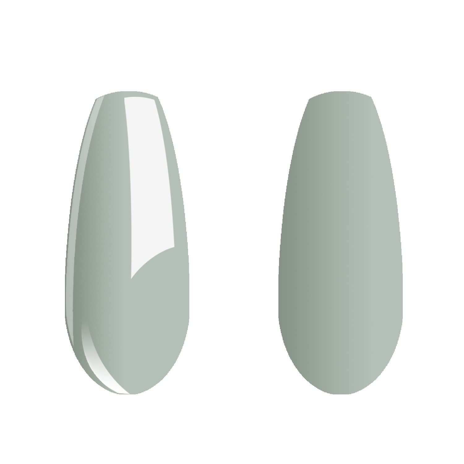 Vishine 15ml Soak Off UV LED Gel Nail Polish - Long Lasting DIY Salon Nail Art Varnish (Sage Green 0.5oz) for Manicures, Pedicures & Nail Extensions
