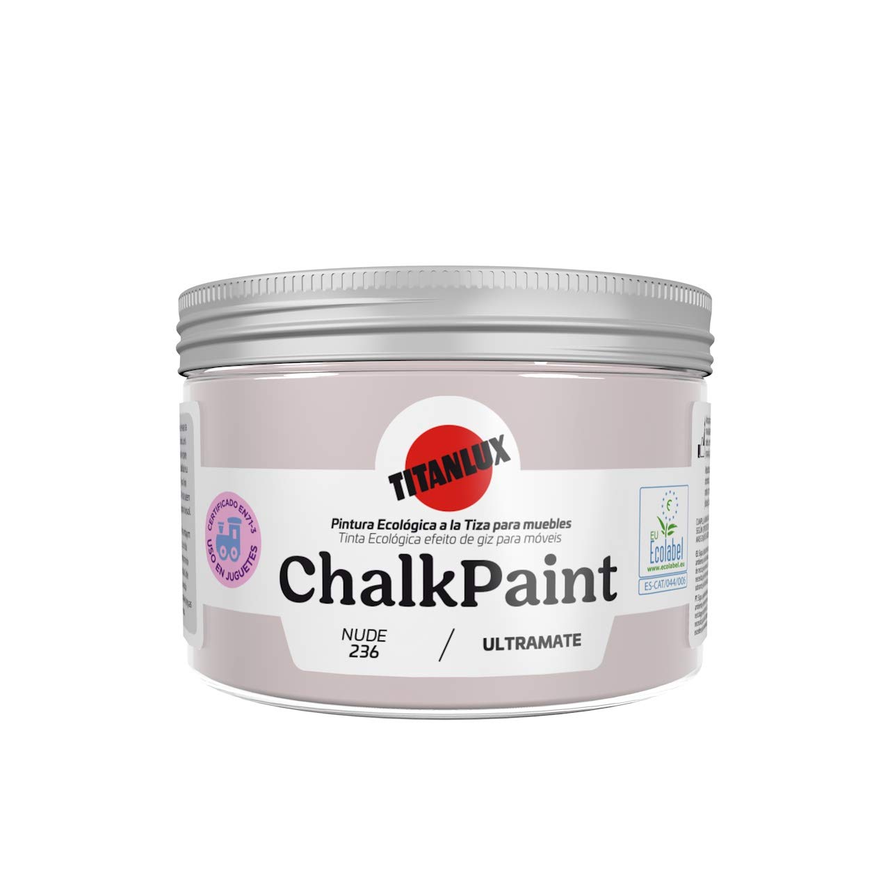 Titan - Premium Chalk Paint for Furniture and Crafts (150ml, Nude) - Perfect for DIY Home Decor, Upcycling Projects & Vintage Finishes