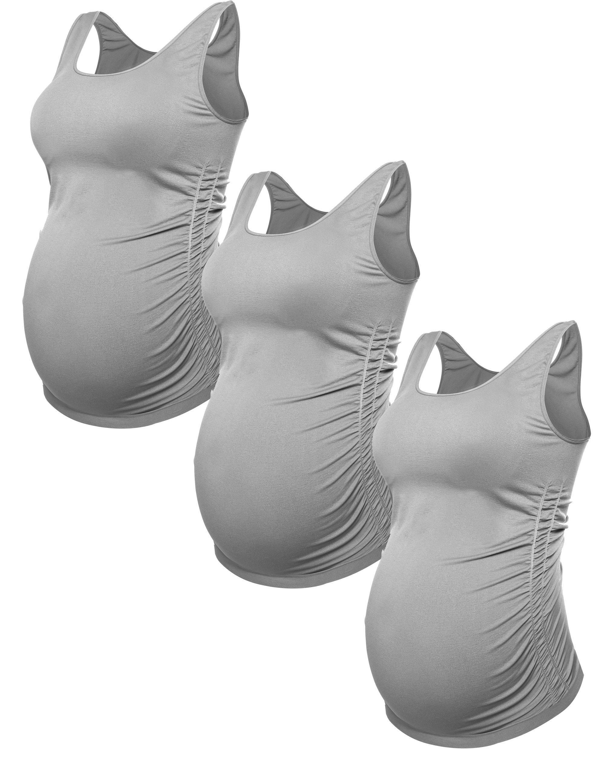 HOFISH Women's Sleeveless Nursing Maternity Tank Top - Soft Breastfeeding Cami for Comfortable Nursing & Pumping - Perfect Maternity Clothes for Pregnancy & Postpartum Wear