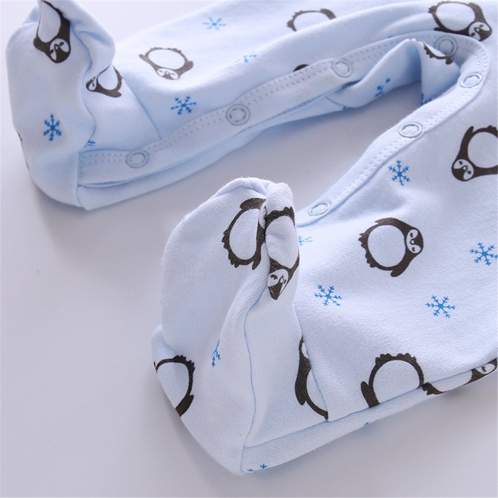 Adorable Penguin Baby Overalls - Long Sleeve Bodysuit Outfits for Newborns | Soft & Comfortable Infant Clothes for Winter, Photo Shoots & Daily Wear
