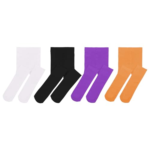 07 Black & White & Purple & Orange