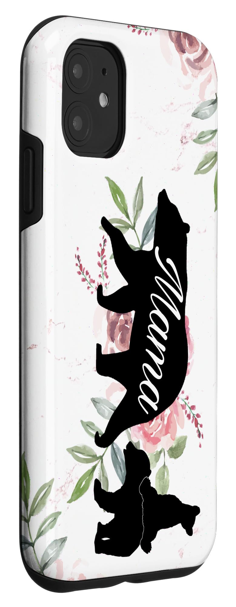 iPhone 11 Mama Bear Mom Gift Phone Case with 2 Cubs Design - Cute Protective Cover for Moms, Kids & Family | Perfect for Mother's Day, Birthday Gifts & Everyday Use