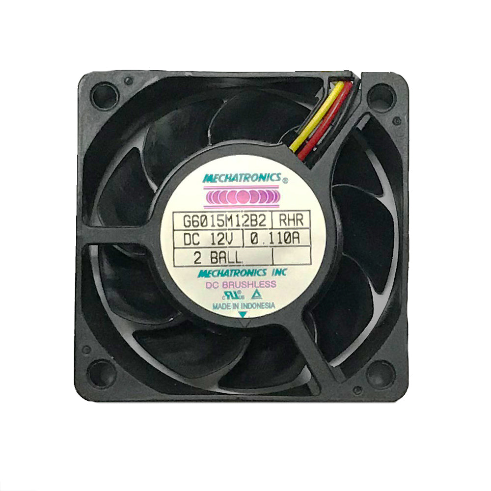 60x60x15mm 12V DC Mechatronics Cooling Fan with Locked Rotor Alarm - Model G6015M12B2 RH - Perfect for PC Cooling, Electronics Enclosures & Industrial Equipment