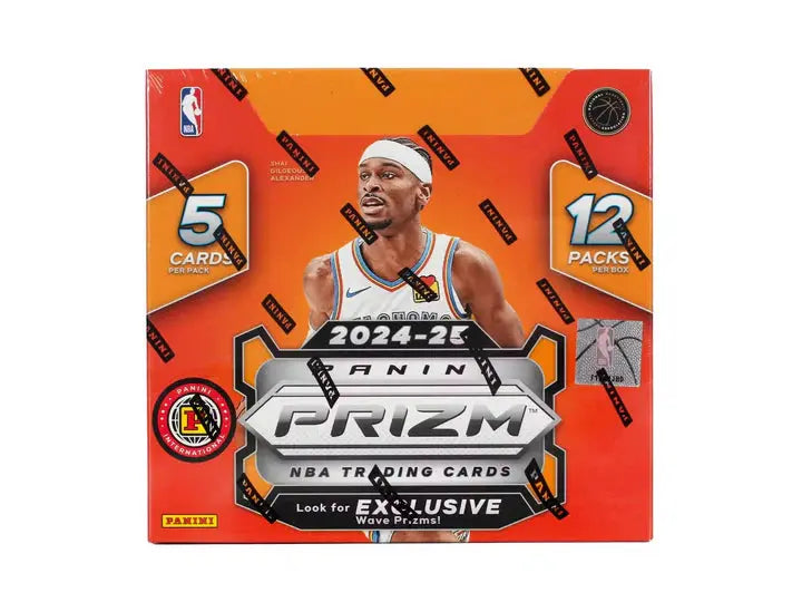 2024 Panini Prizm Basketball International Hobby Box - 25 Cards Per Pack - Collectible NBA Trading Cards for Sports Fans & Card Collectors - Perfect for Trading, Investing, and Displaying in Your Collection