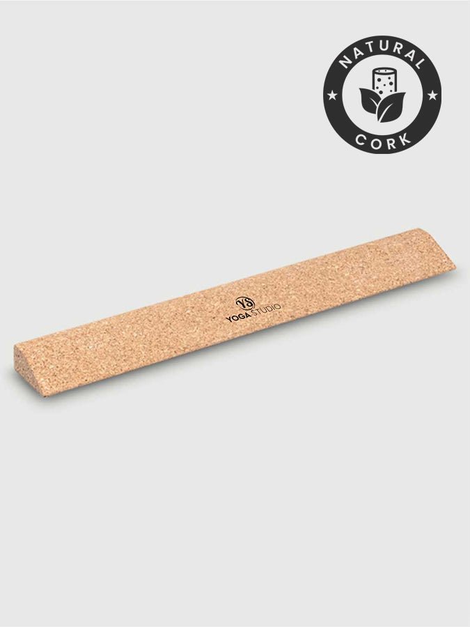 Premium Cork Yoga Wedge for Yoga Studio - Non-Slip Yoga Block for Alignment & Support - Ideal for Home Practice, Hot Yoga & Pilates