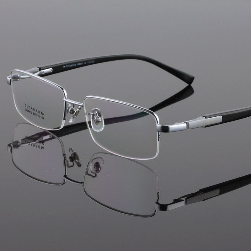 Bclear Men's Eyeglasses - Lightweight Titanium Acetate Frame with LR9910 Lenses for Work, Reading & Daily Use