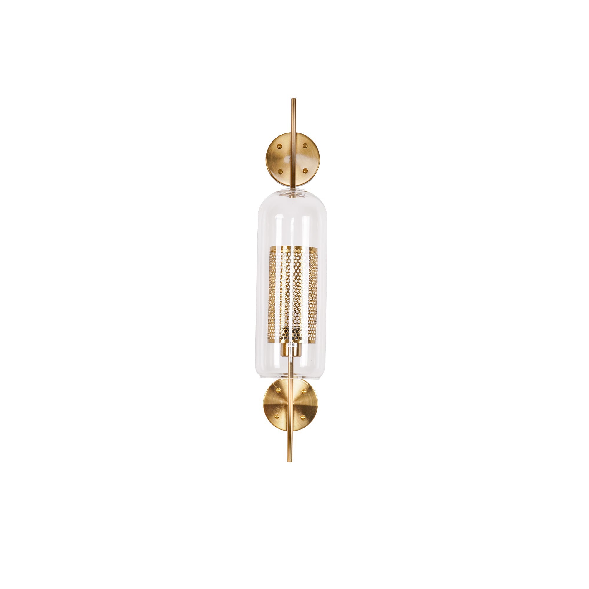 Chiswick Glass Wall Lamp - Modern LED Sconce Light for Living Room, Bedroom, and Hallway - Elegant Home Decor Lighting Fixture