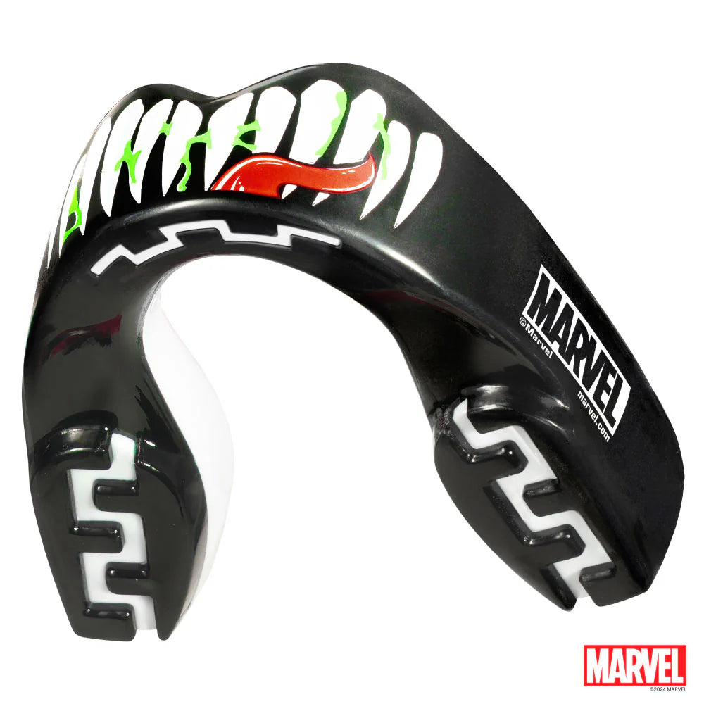 SafeJawz Marvel Venom Mouthguard - Custom Fit Teeth Protection for Sports & Night Grinding - Perfect for Boxing, MMA, Football & Teeth Grinding Relief