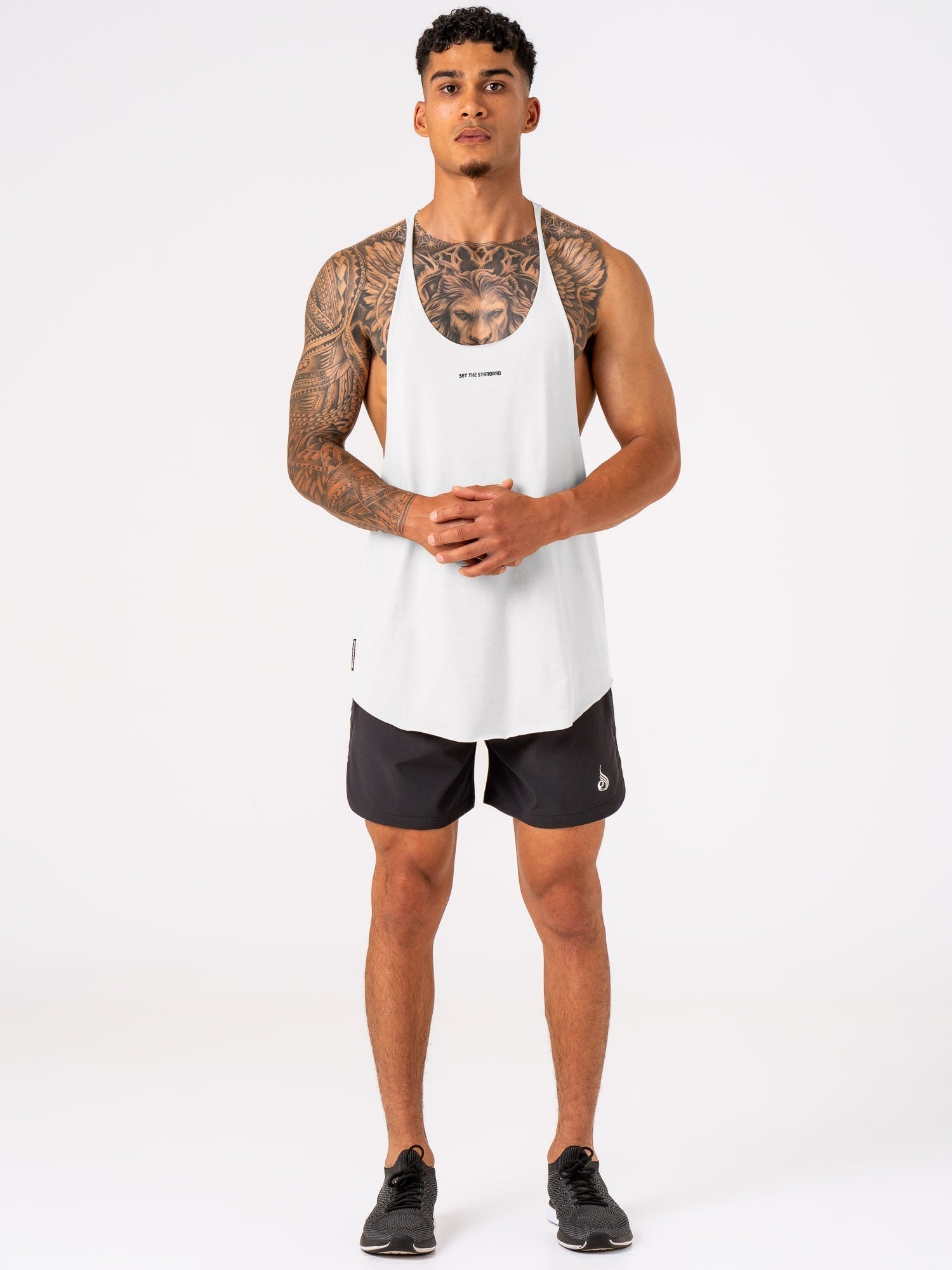 Arnie T-Shirt for Men - Premium White Cotton Tee - Comfortable Casual Wear for Everyday Outfits & Street Style