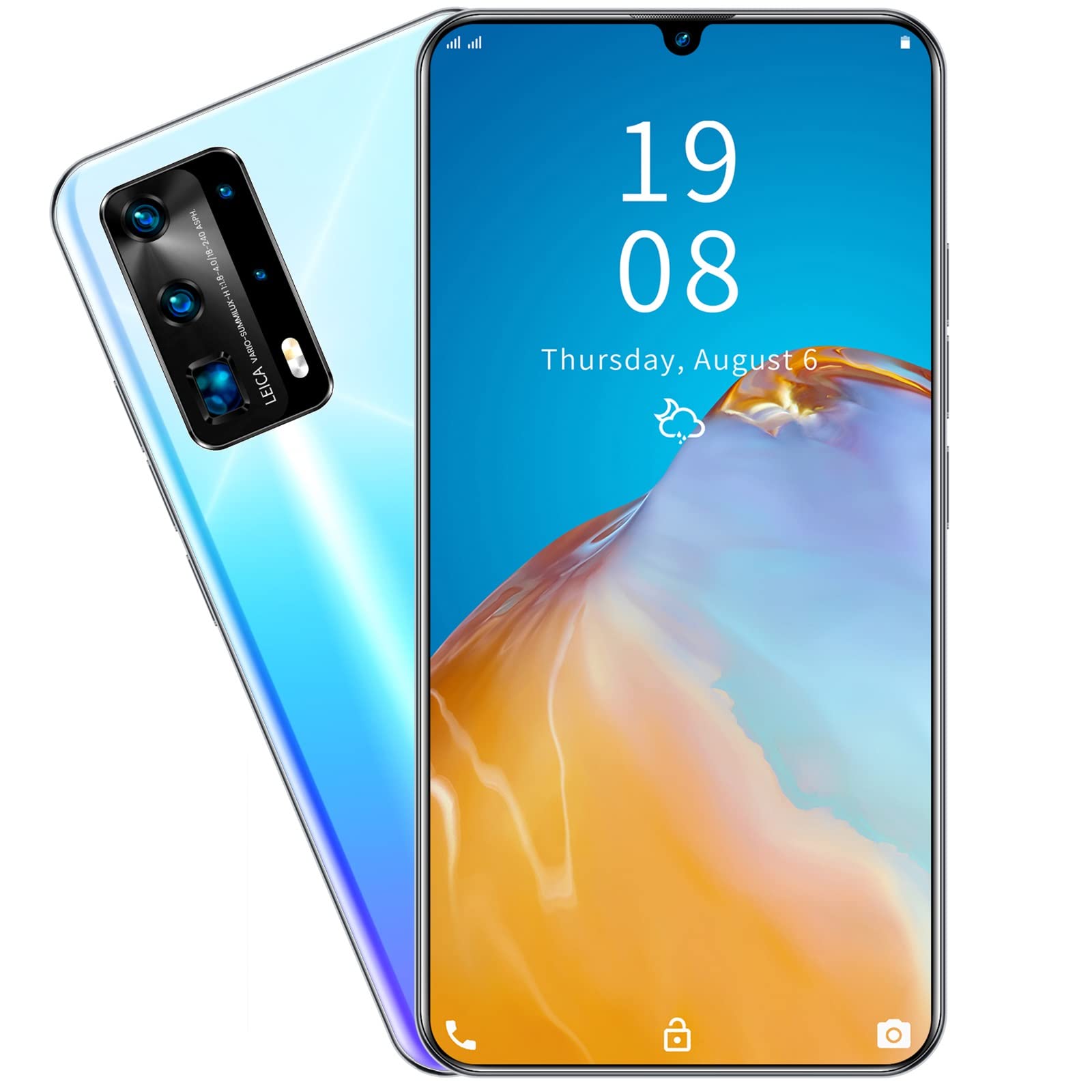 HSHOR Unlocked Smartphone P40 Plus - Android 10 OS, 7.2