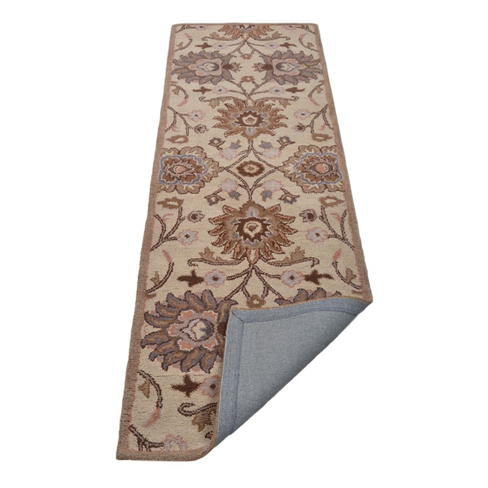 Premium Hand-Tufted Rhododendron Floral Area Rug - Soft & Durable for Living Room, Bedroom, or Nursery Decor