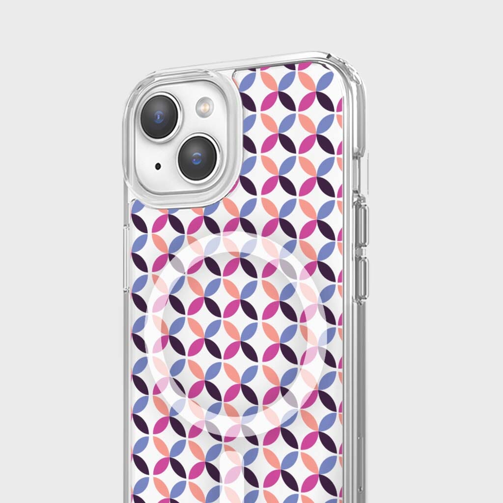 iPhone 16e Clear Protective Case with Pink Celestial Petal Design - Slim Fit, Shockproof & Scratch Resistant Cover for Everyday Use, Travel & Work