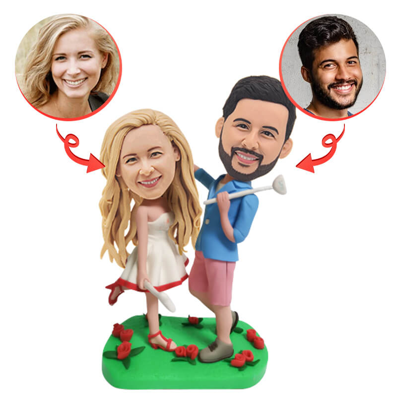 Custom Fun Bobbleheads - Personalized Bobblehead Figurines for Birthday Gifts, Wedding Souvenirs & Office Decor | Unique Handmade Collectibles