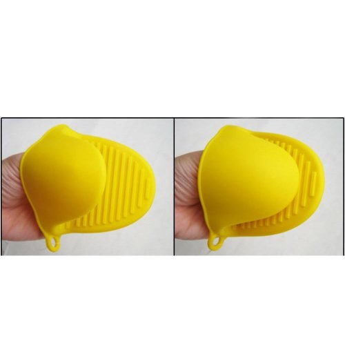 2 Pack Heat Resistant Silicone Mini Oven Mitts - Non-Slip Kitchen Gloves for Baking, Cooking & Grilling - Perfect Pot Holders for Hot Pans, Trays & Dishes