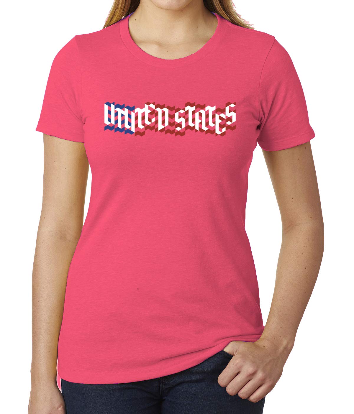 American Flag T-Shirt for Women - Patriotic 4th of July Graphic Tee - Comfortable Cotton USA Flag Shirt - Perfect for Independence Day Celebrations & Summer Outfits