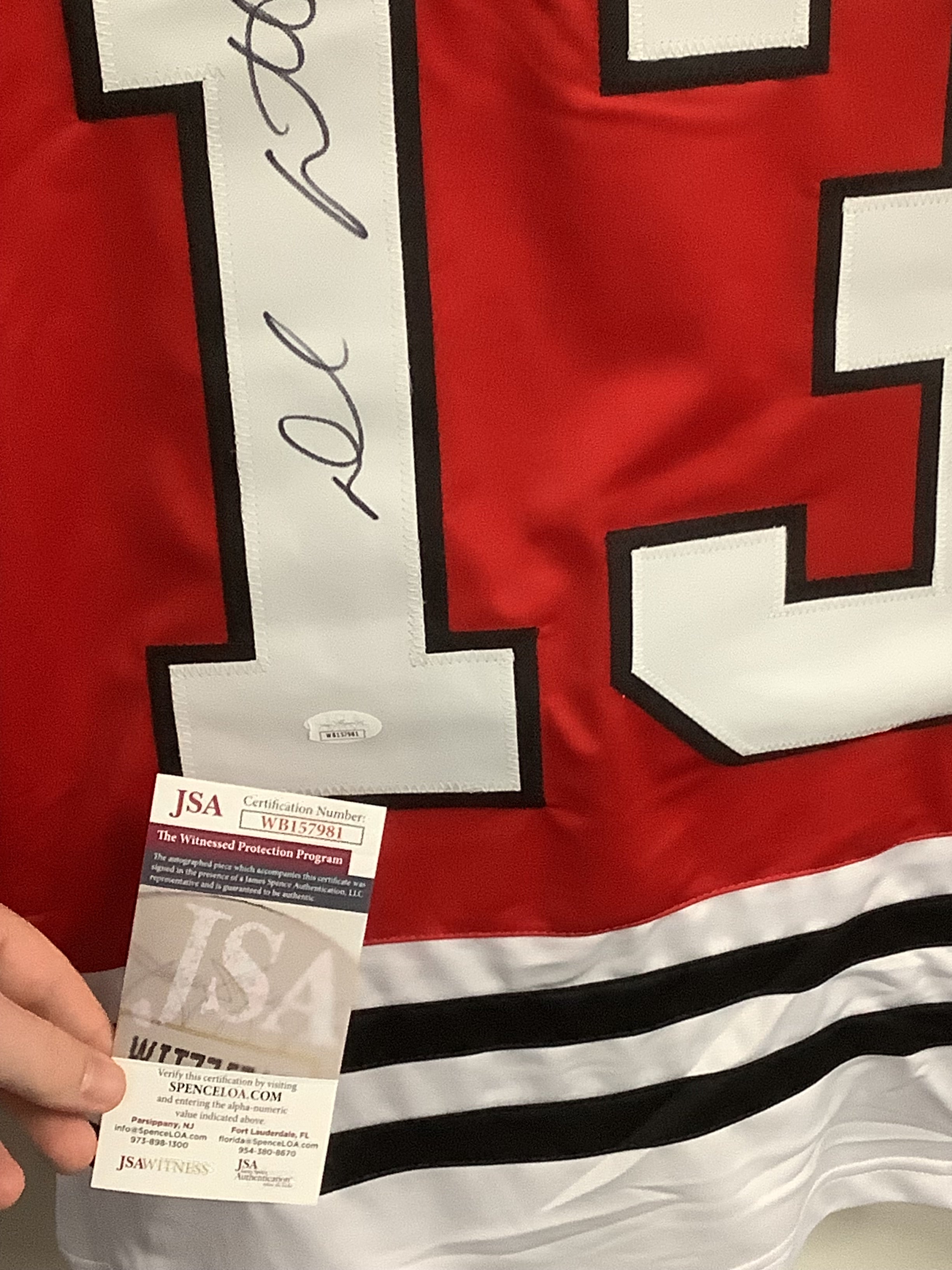 Daniel Carcillo Autographed Chicago Blackhawks Jersey with COA - Perfect for Hockey Fans, Collectors, and Sports Memorabilia Displays