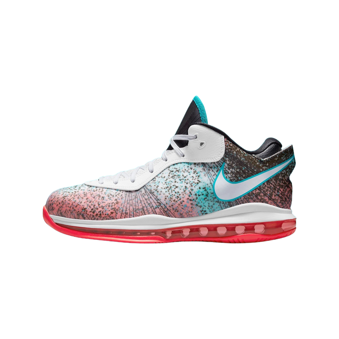 Nike LeBron 8 V2 Low Basketball Shoes - Miami Nights Colorway for Men | Performance Sneakers for Basketball & Casual Wear