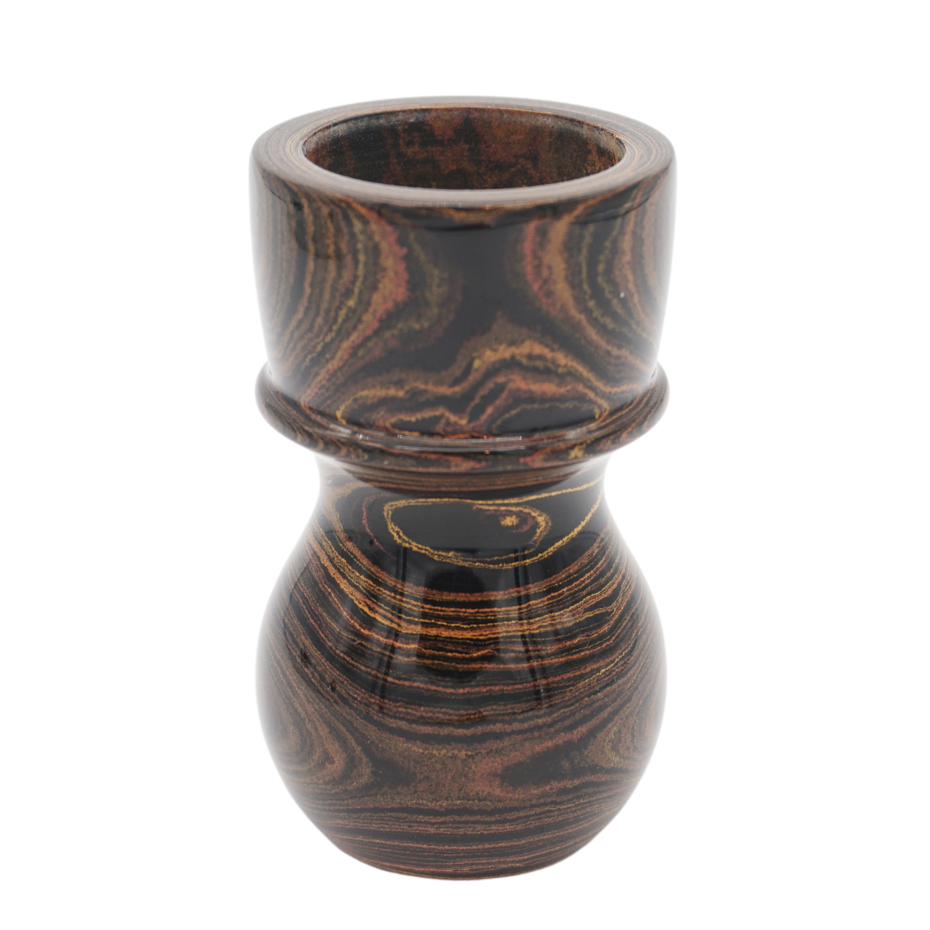 Premium Honey Ebonite Handmade Shaving Brush Handle - Fits 24mm & 26mm Knots - Perfect for Wet Shaving & Traditional Grooming Rituals
