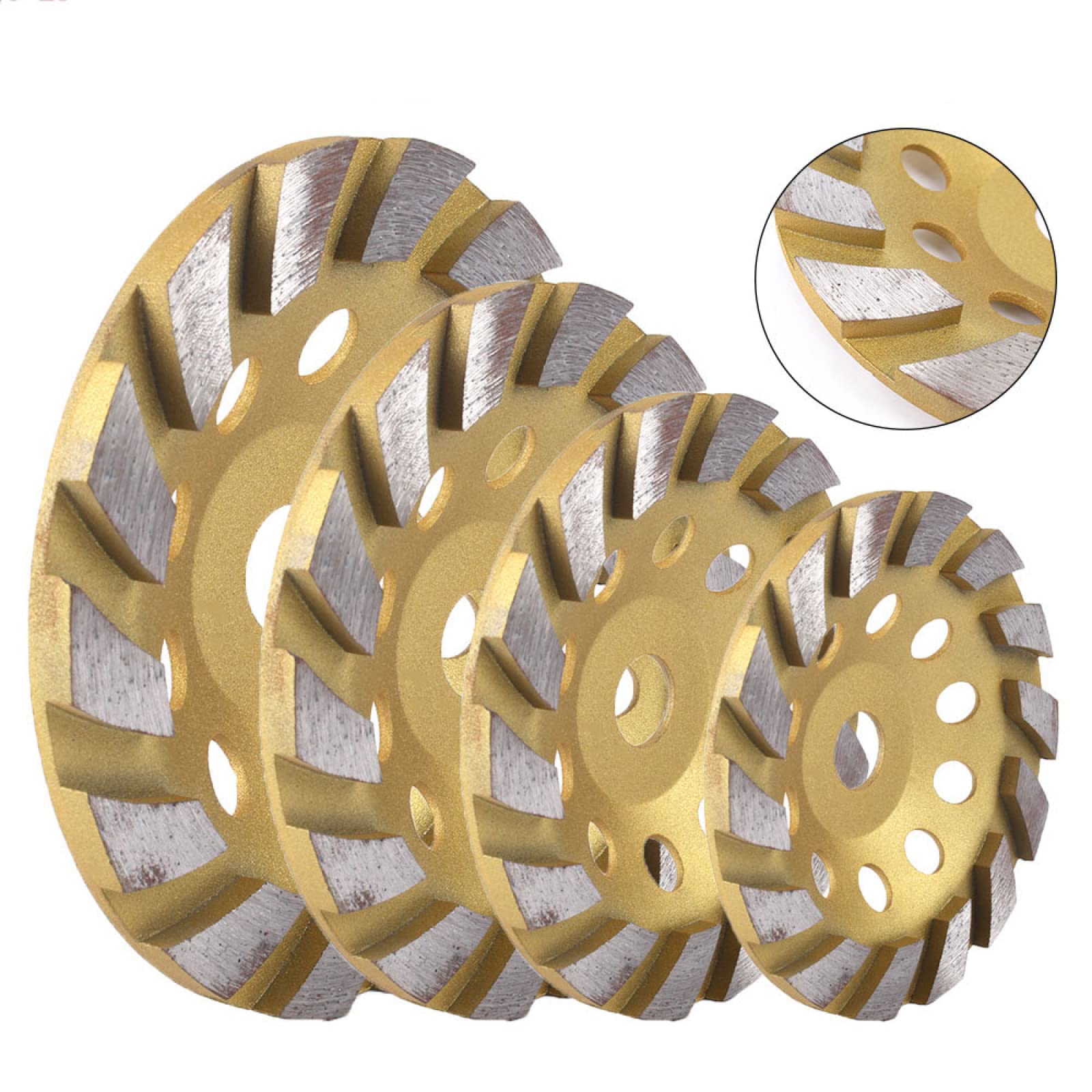 Diamond Grinding Disc 100/125/150/180mm - Abrasive Bowl Shaped Grinder Wheel for Concrete, Tile & Granite Polishing - Perfect for DIY Home Renovation & Professional Stone Work (180mm)