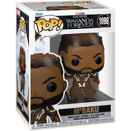 Black Panther Wakanda Forever Pop! Vinyl Figure M'Baku [1098] - Marvel Collectible for Fans, Home & Office Decor, Gift for Movie Lovers