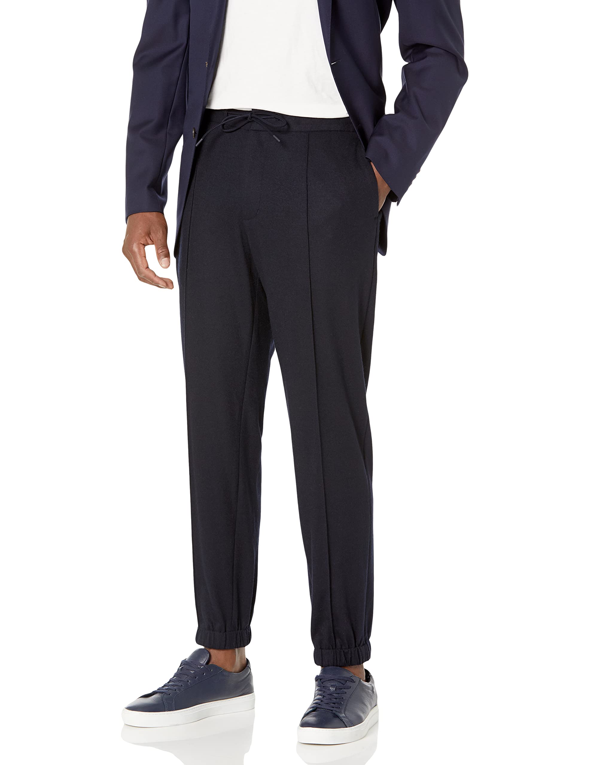Vince Men's Wool Jogger Pants - Soft & Comfortable Winter Casual Joggers for Lounge, Travel & Everyday Wear