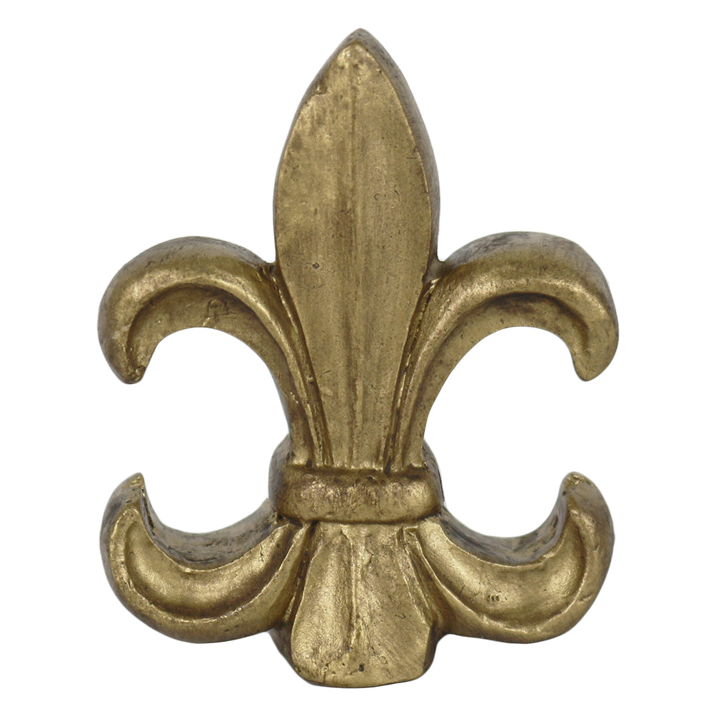 Fleur de Lis Lamp Finial - 2 3/8 Inch Tall Decorative Lighting Accent - Perfect for Chandeliers, Table Lamps & Home Decor